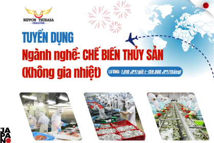 TUYỂN DỤNG THỰC TẬP SINH NGÀNH CHẾ BIẾN THỦY SẢN TẠI HOKKAIDO – NHẬT BẢN