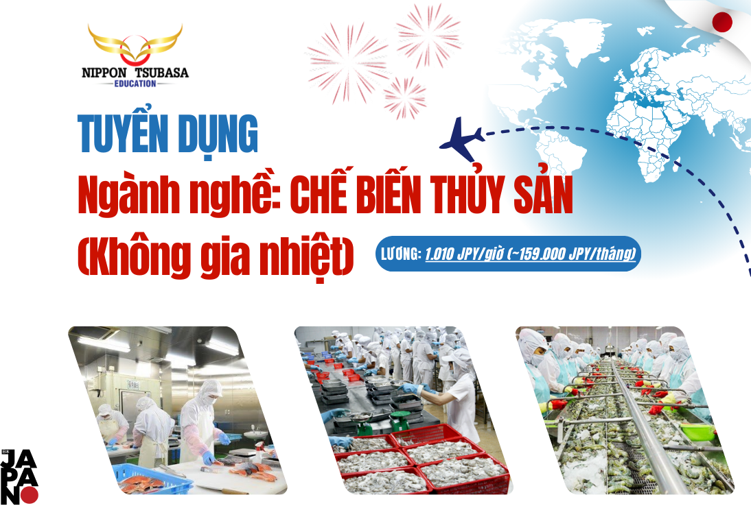 TUYỂN DỤNG THỰC TẬP SINH NGÀNH CHẾ BIẾN THỦY SẢN TẠI HOKKAIDO – NHẬT BẢN