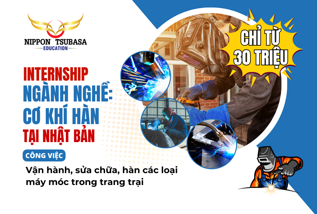 INTERNSHIP NGÀNH CƠ KHÍ – HÀN TẠI NHẬT BẢN – CƠ HỘI LÀM VIỆC THỰC TẾ CHO SINH VIÊN KỸ THUẬT